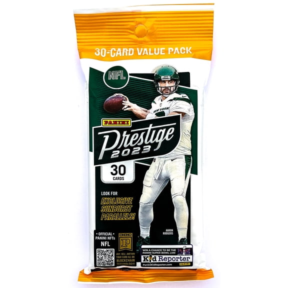 2023 Panini Prestige Football Trading Cards Jumbo Value Pack | 30 Cards