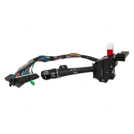 Warning Light Switch - BROCK Turn Signal Switch Wiper Cruise Headlamp Dimmer & Hazard Warning Lever Replacement for Chevrolet Cadillac GMC Pickup Truck SUV 26100839