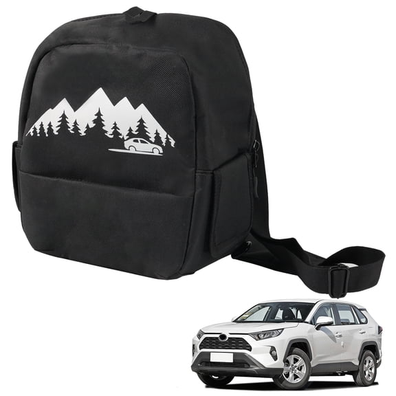Trunk Organizer Pocket Side Cargo Cubby Storage bag For Toyota Rav4 2019-2025
