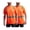 Orange/Orange, variant on Men's ANSI/ISEA Class 3 High Visibility Shirt – 2 Pack Construction Safety T-Shirt