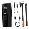 thumbnail image 4 of Bomba de aire del coche,Inflador de neumáticos inalámbrico de mano de inflado rápido,Compresor de aire portátil con luz LED fija,Bomba de aire con pantalla digital multifuncional,Accesorios, 4 of 9