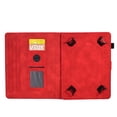 thumbnail image 5 of Universal 7.5-8.5 inch Tablet Case, Multi-Angle Stand Case with Cards Slots Magnetic Buckle Cover for iPad Mini,Kindle,Android,Galaxy Tab & Other 7.5-8.5 inch Tablet,Red, 5 of 5