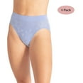 thumbnail image 1 of Fem Intimates seamless Designer Print Hi Cut Brief - 3Pk, 1 of 4