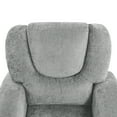 thumbnail image 2 of Naomi Home Suri Kids Recliner Chair, Push Back, Gray, 2 of 10