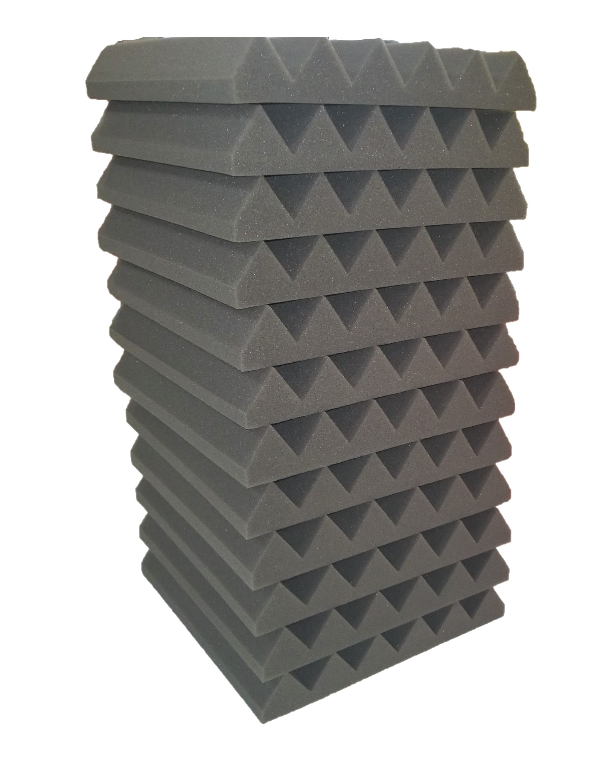 Bookishbunny 12 Pks Acoustic Foam Tiles Wall Record Studio Sound Proof