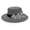 Grey, variant on Beach Hats for Women Unisex Retro Floral Jewelry Style Wide Brim Party Hat Grey One Size