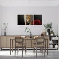 thumbnail image 4 of Erosebridal Wild Leopard Canvas Wall Art for Bedroom, Cheetah Print Wall Hanging Decor for Living Room, Red Rose Flower Wall Decor for Bathroom, Stylish Bedroom Decorative, 4 of 6