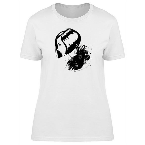 Fashion Face Style  T-Shirt Women -Image by Shutterstock, Female Small