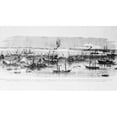 thumbnail image 2 of The Union Sealing Up Of Charleston Harbor Entrance With The Stone Fleet History (24 x 18), 2 of 2