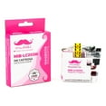 thumbnail image 1 of Compatible Magenta Ink Cartridge High Yield for Brother LC203M - Moustache® - 1/Pack, 1 of 3