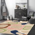 thumbnail image 3 of Jawa collection Handmade Modern Abstract Design Hand Tufted Area Rug Hand Tuft Wool Rug, 3 of 5