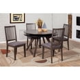 thumbnail image 3 of Alpine Furniture Lennox Set of 2 Side Chairs in Dark Tobacco (Brown), 3 of 5