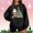 Black, variant on FDGIU Women's Funny Christmas Graphic Sweatshirt - Plus Size Crewneck Long Sleeve Pullover, Casual Comfy Holiday Tunic Blouse