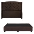 thumbnail image 2 of Box Base Cama King Size+Cabecera Sitka Chocolate+Almohada Royal Twin+Protector Lux+Sabanas Royal, 2 of 7