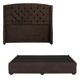 thumbnail image 2 of Box Base Cama King Size+Cabecera Sitka Chocolate+Almohada Royal Twin+Protector Lux+Sabanas Royal, 2 of 7