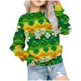 thumbnail image 2 of Mefallenssiah Sweat-Shirt Surdimensionné à Col Rond pour Filles Mode Enfants Manches Longues Pull 1-12 Ans, 2 of 6