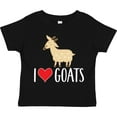 thumbnail image 3 of Inktastic Goat Cute I Love Goats Farm Animal Boys or Girls Toddler T-Shirt, 3 of 5