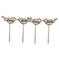 thumbnail image 1 of Billuyoard Paquete de 4 LOVE BIRD Cake Topper Sparkle Boda Compromiso Fiesta de cumpleaños Práctica Exquisita Decoración de pasteles Día de Artesanía, 1 of 4