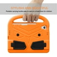 thumbnail image 5 of All-New for iPad mini 7th Generation (A17 Pro) 2024 8.3" (A2995, A2996) Case for Kids - Lightweight Shockproof Kid-Friendly Cover with Handle & Kickstand Case iPad mini 2024 - Orange, 5 of 7
