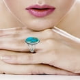thumbnail image 2 of Turquoise Ring for Men or Women Sterling Silver 925 | Turquoise Network | R2381-C84-7, 2 of 5