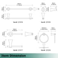thumbnail image 6 of PARLOS 4 - Piece Bathroom Hardware Set,Matte Black, 6 of 7