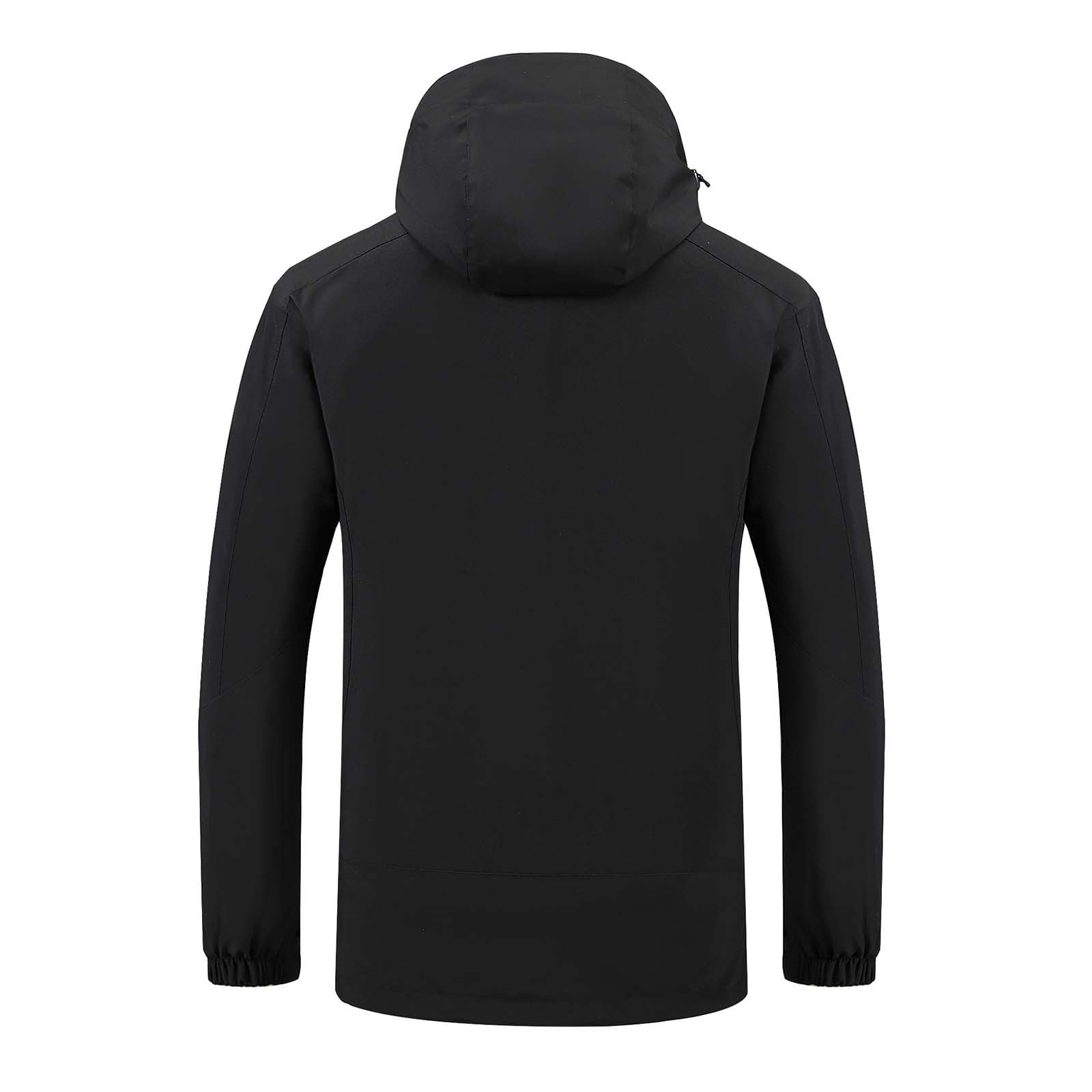 KBKYBUYZ Men's Detachable Cap Waterproof And Windproof Thick Three