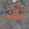 thumbnail image 4 of Inktastic I Love Trucks Boys or Girls Baby Bodysuit, 4 of 5
