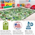 thumbnail image 3 of KidCarpet.com On The Go Kid's Road Rug, 4' x 6' Rectangle, Multicolored Fun Kid's Road Rug | Rug for Nursery, Bedroom, Daycare Children Area Rug | Carpet for Kids Bedroom and Playroom, 3 of 4