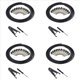 thumbnail image 1 of 4X Conectores Sin Soldadura Diseño Guitarra Cable Diy Guitarra Kit de Cable de de Pedal, 1 of 5