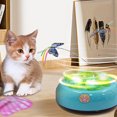 thumbnail image 3 of Automatic Cat Toys With Fluttering Butterfly, Light, Music Moving Interactive Kitten Toy, USB Powered Indoor Exercise, Training Cat Turntable For Pets, 3 of 9