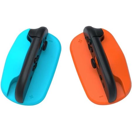 2 Pack Ergonomic Mouse Grip for Switch 2 Joy-Con – Precision Aim & Stable Control for Shooter Games – Left & Right Hand Grip Set for Enhanced Gaming (Orange Blue)