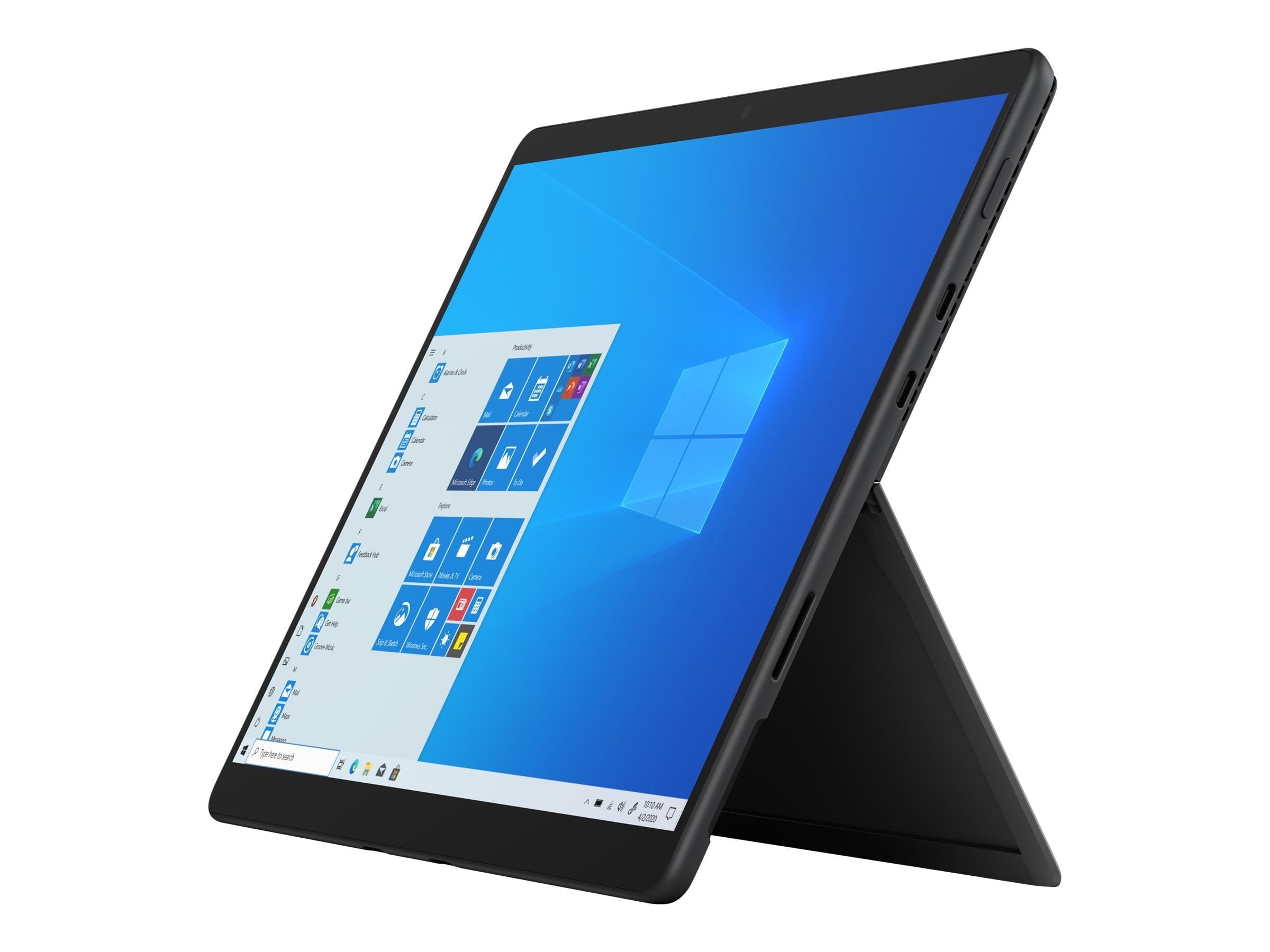 Restored Microsoft Surface Go 3rd. Gen - 10.5" Intel Core i3 8GB RAM 128GB SSD - Matte Black (Refurbished)