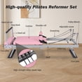thumbnail image 4 of EDTara Pilates Reformer, Machine with Adjustable Reformer Heights, Foldable Pilates Machine with Headrest & Jump Board , Pilates Home Equipment with Foot Straps, 4 of 8