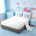 thumbnail image 3 of Erosebridal Letter H Monogrammed 7-Piece Twin Bedding Sets,Girls Blue Ribbon Bow Bedding Comforter Set For Bowknot Lover,Reversible, 3 of 7
