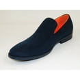 thumbnail image 4 of Men Tayno Dressy Casual Soft Suede Comfortable Slip on Loafer #ALPHA S Navy, 4 of 9