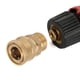 thumbnail image 1 of Adaptador De Montaje Para Lavadora De Alta Presión M22 De Cobre Puro, 2 Uds. Hembra NPT De 3/8 Pulgadas A Macho M22 Conexión Universal Ligero Resistente A La, 1 of 7