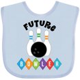 thumbnail image 3 of Inktastic Future Bowler Bowling Pins Boys or Girls Baby Bib, 3 of 4