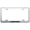 Brushed Chrome, variant on Mopar Laser Etched Logo Wide Body License Plate Frame (Brushed Chrome)