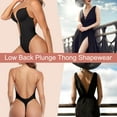 thumbnail image 3 of Women Shapewear Backless Body Bra Shaper Plus Size Plunge Invishaper Low Back Thong Bodysuits Open Crotch Daily Use, 3 of 6