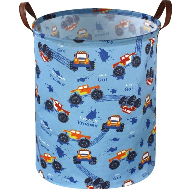 Cesta de lavandería para niños, cesta plegable de lona, cesta de almacenamiento para niños, para el hogar, oficina, organizador de juguetes, decoración del hogar