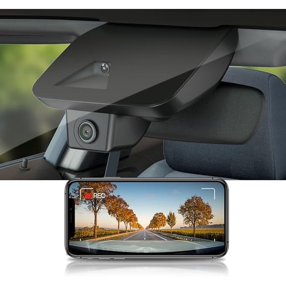 Fitcamx 4K Dash Cam Suitable for Honda Accord 2013-2015 (HD2-D2400) Sedan & Coupe, OEM Factory Look, Built-in WiFi & APP, Plug & Play, 64GB Card