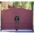 thumbnail image 2 of Please Stay Out Of Fountain BLACK Aluminum Composite Sign, 20"24", 2 of 5