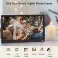 thumbnail image 5 of Digital Photo Frame, 16 Inch IPS Screen, Clock/Calendar Function, Backside Stand, Remote Control, 5 of 7