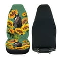thumbnail image 4 of Xoenoiee Horse Sunflowers Print Car Seat Covers Set, Univerfal Fit Vehicle Front Seat Covers Bucket Seat Protector for Womens Men Set of 2, 4 of 6