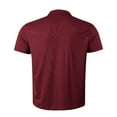 thumbnail image 4 of Chiccall Mens Vintage Hiking Shirts Solid Short Sleeve Casual Summer Fishing Shirts M Wine, 4 of 5