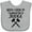 AC-Heather Grey, variant on Inktastic Future Judge Gavel Job Gift Boys or Girls Baby Bib