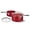 Red, variant on HLAFRG 4-Piece Nonstick Granite Saucepan Set with Glass Lids – 2qt & 3qt, Healthy Nonstick Cookware for Everyday Cooking, Gray