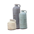 thumbnail image 2 of GROWTH TANK 3 Pcs Ceramic Flower Vase Planter Home Decor Table Planter Shelf Antique Ceramic Mixed Color, 2 of 9