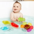 thumbnail image 3 of AMCHSURI 11PCS Mold-Free Baby Bath Toys for 1-3 Years & Infants - Stackable Boat Set with Spoons for Bathtub, Pool, Water Table - Educational Gift, 3 of 9