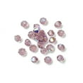 thumbnail image 4 of 24 pc Preciosaeg Beads Czech Bicone(451 69 302 Rondelle) 20020 200 Light Amethyst AB 3mm Hole: 0.8mm, 4 of 6